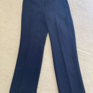 Navy Classic Sriped Slacks